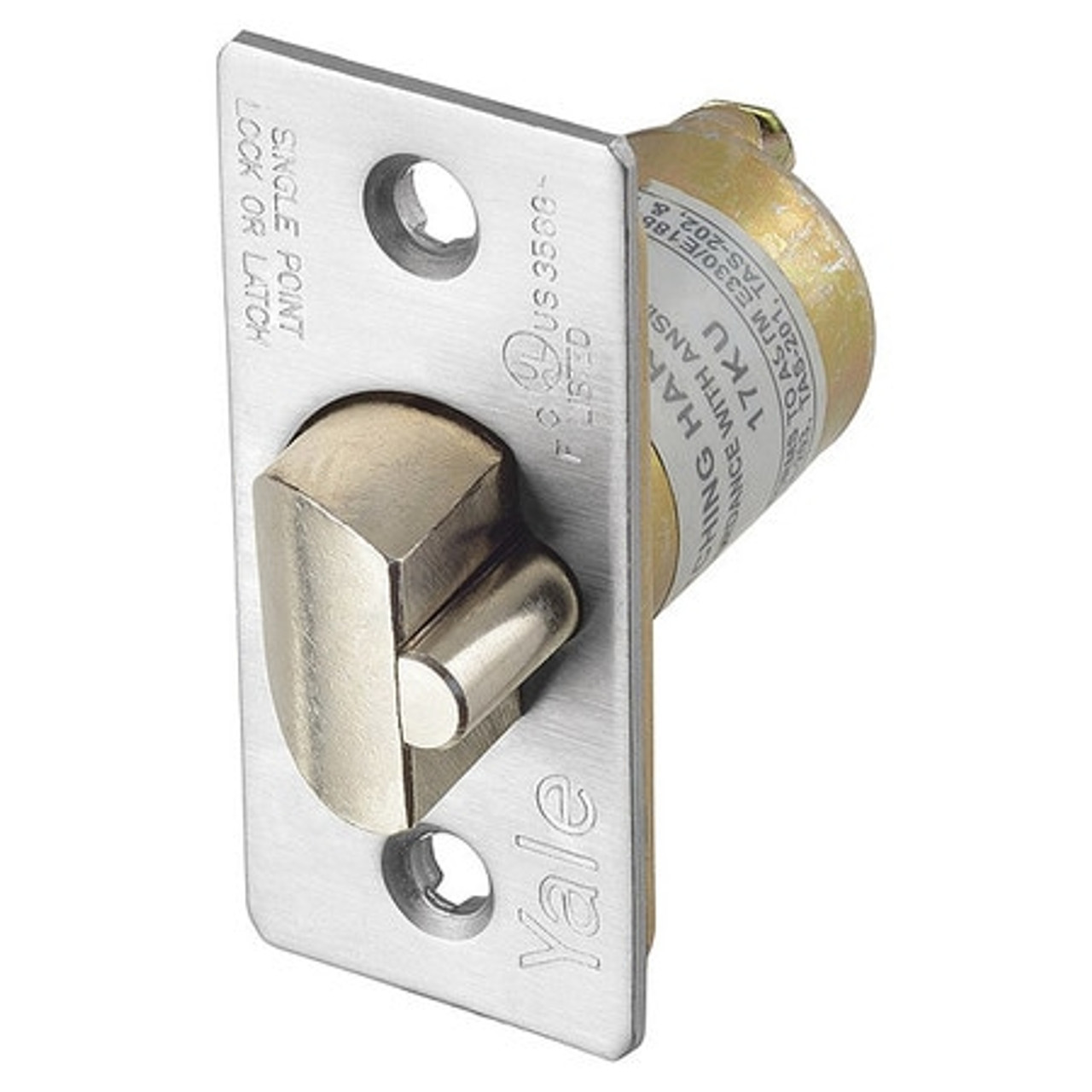YALE MCD238 626 LATCHBOLT SATIN CHROME FINISH