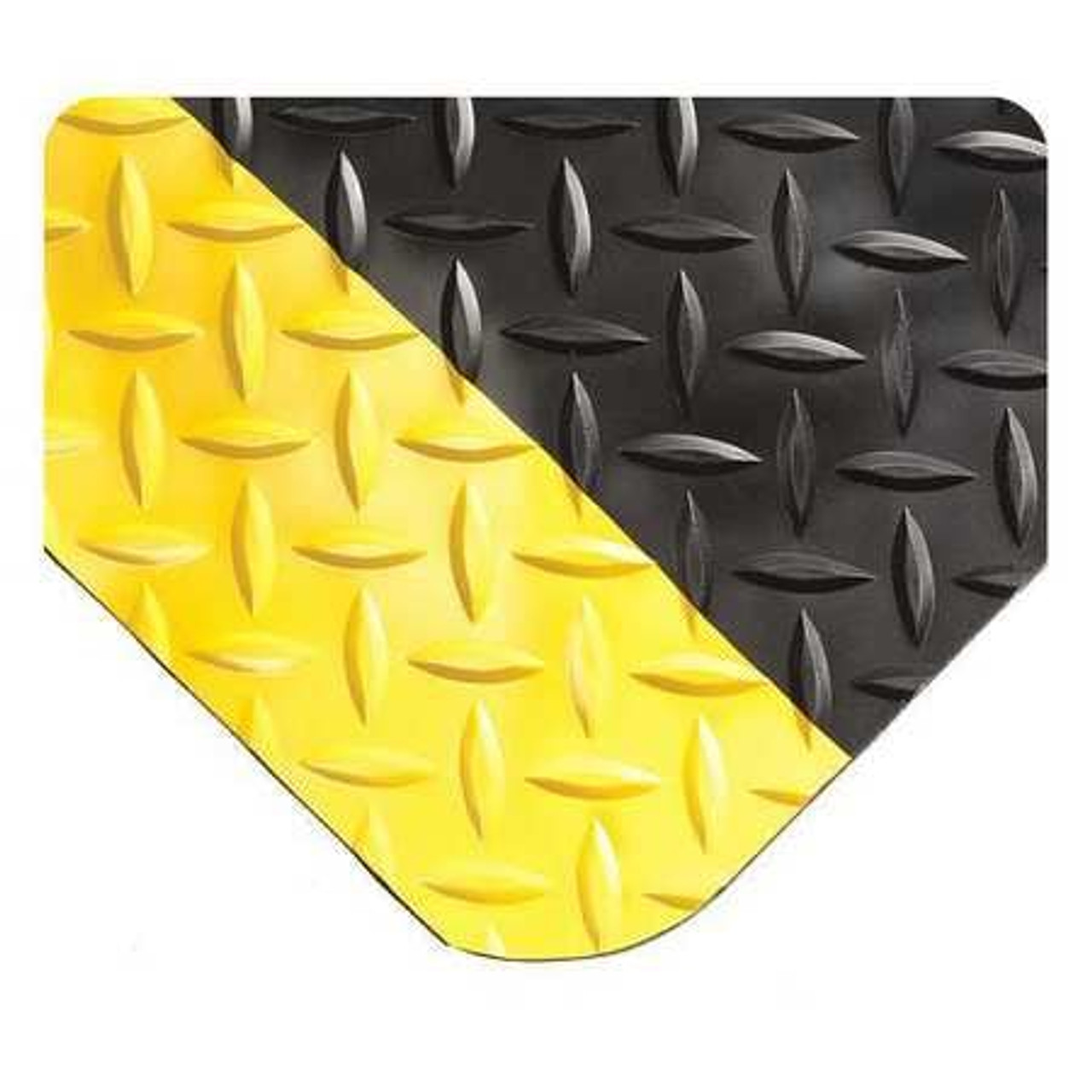 WEARWELL 415.916X5X52BYL DIAMOND-PLATE SPONGECOTE MAT B/YL 5X52FT