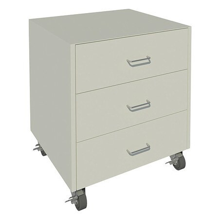 INSTOCK GRJTP1072-24 MOBILE CABINET 27-1/4 H PEARL WHITE