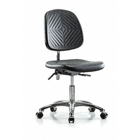 BLUE RIDGE ERGONOMICS BR-NCR-PDHCH-MB-CR-T0-A0-CC-BLK ERGONOMIC CHAIR POLYURETHANE BLACK
