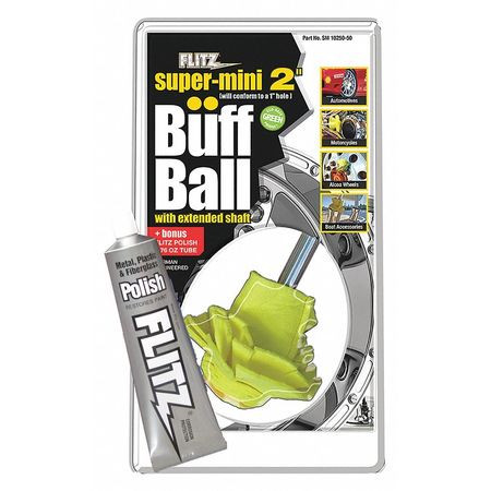 FLITZ PREMIUM POLISHING PRODUCTS SM 10250-50 BUFFING BALL POLISHING TYPE 2 SIZE