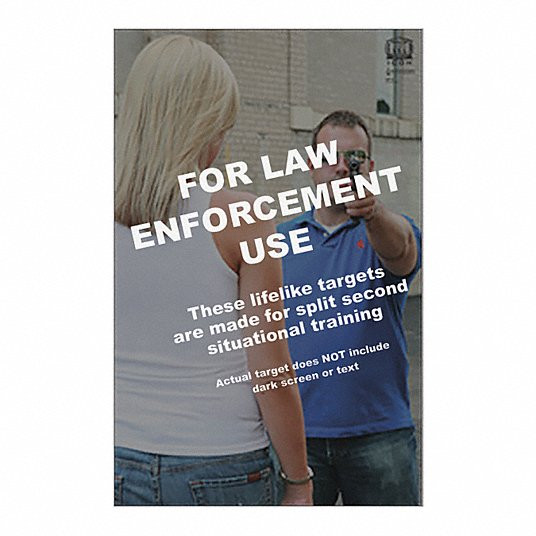 LE TARGETS VIP-3-25 TARGET TACTICAL COMBAT MULTICOLOR PK25