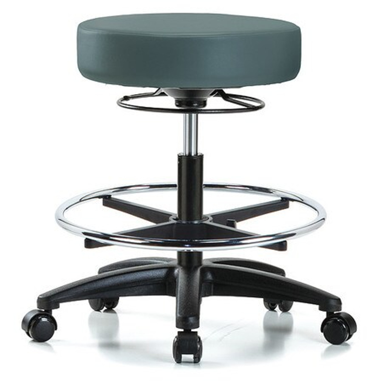 INSTOCK GRVMBSO-RG-CF-RC-8546 ESD CLEANROOM STOOL 300 LB CAPACITY