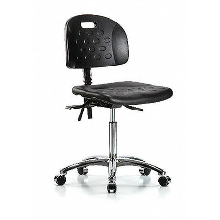 BLUE RIDGE ERGONOMICS BR-HPMBCH-CR-T0-A0-NF-CC-BLK ERGONOMIC CHAIR POLYURETHANE BLACK