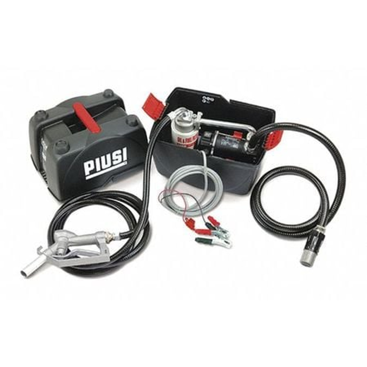 PIUSI USA F0023101B PIUSIBOX PRO 12V DC 12 GPM MANUAL NOZZLE