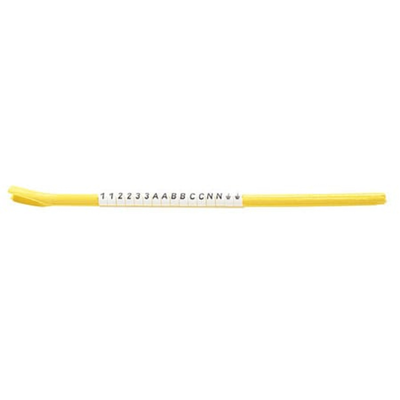 FLUKE FLUKE-PQ-MARKER WIRE MARKER YLW 45/64 W 13/64 H PLASTIC