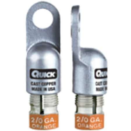 QUICK CABLE 5820-2001F COMPRESSION LUG 2/0 3/8 