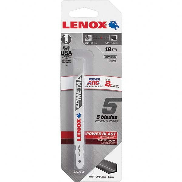 LENOX 1991599 JIG B318TC5 3-5/8 X 3/8 X 037 X 18 5/PK