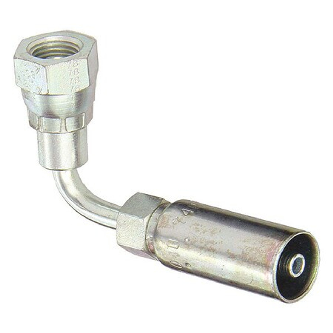 KURT F-BSPX90-04-04 CRIMP FITTING 90 DEGREES ELBOW 1/4 ID