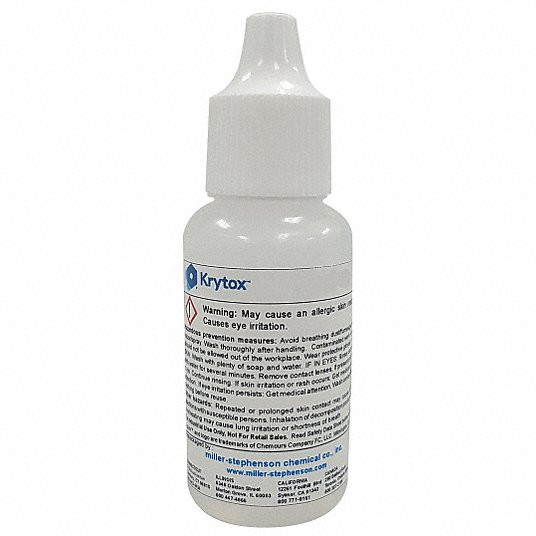 KRYTOX 143 AB-35RP43 OIL 143 AB DROPPER BOTTLE 0.5 OZ.