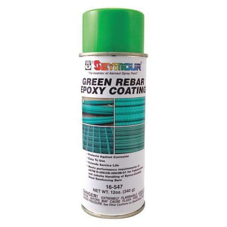 SEYMOUR MFG CO 16-547 REBAR COATING GREEN EPOXY 12OZ.
