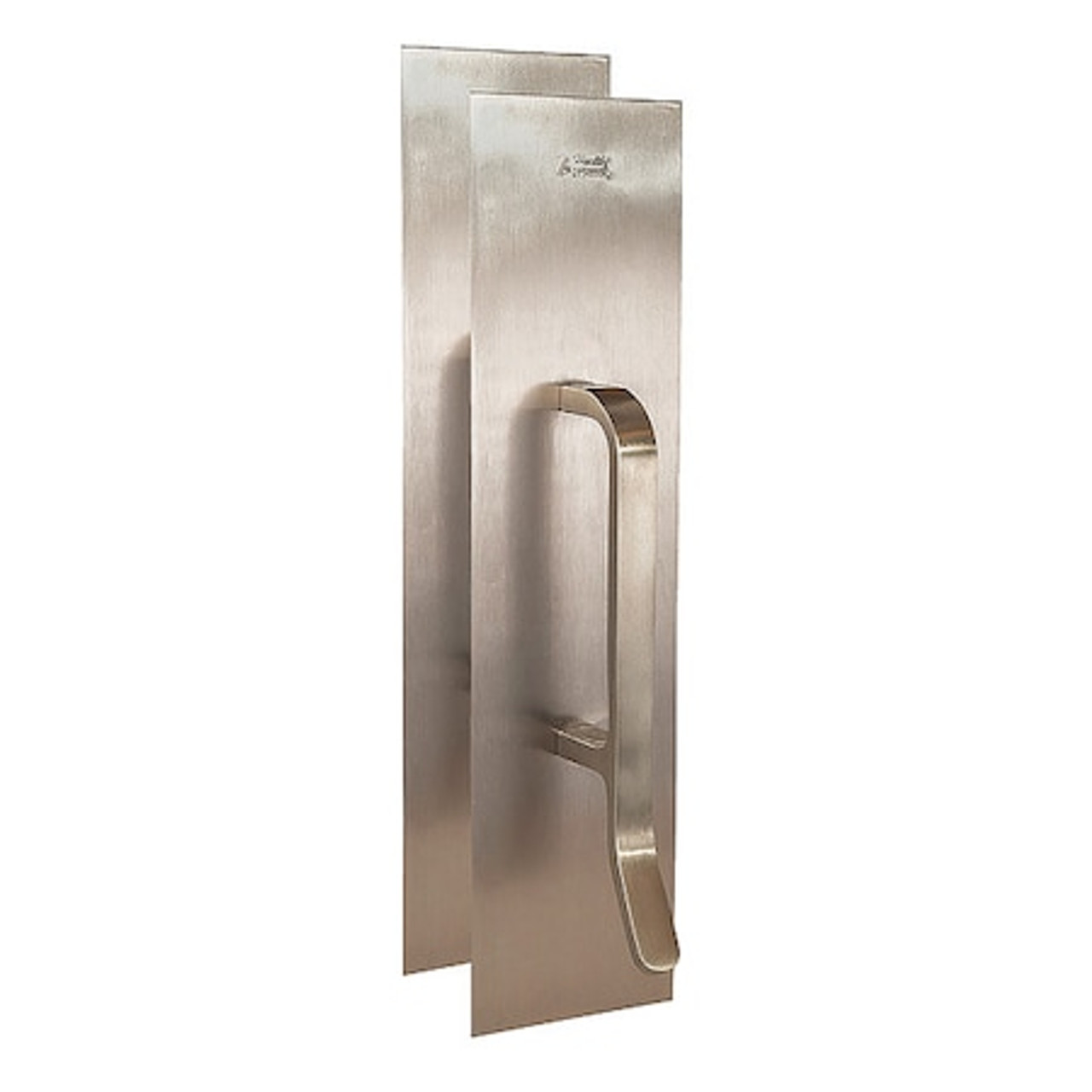 HEALTHY HARDWARE 1835-3.710CU HANDS FREE ARM PULL,4 IN WIDTH,SILVER