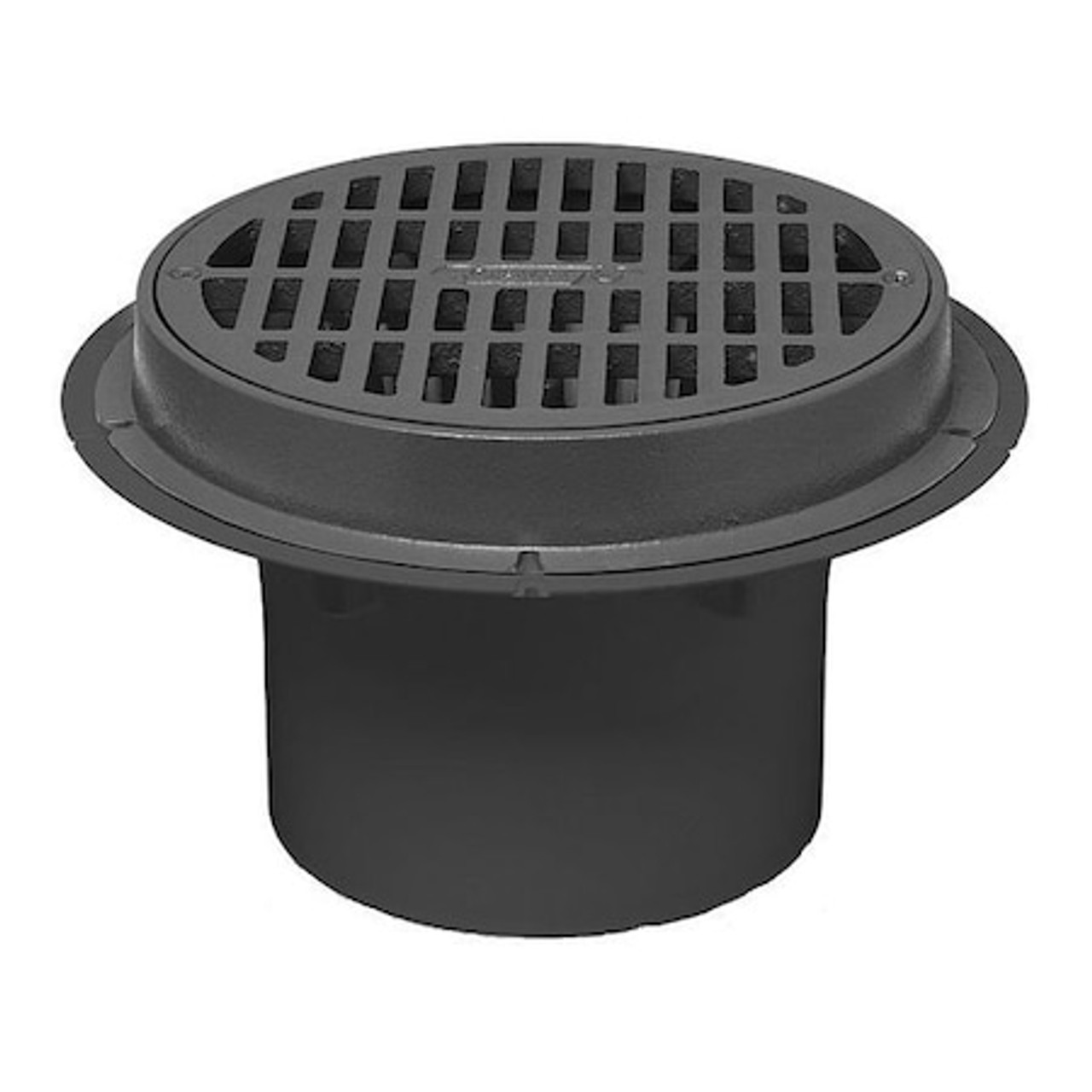 OATEY 78016 PVC ROOF DRAIN,W/ABS DOME AND GUARD,6"