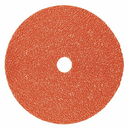3M 987C-448C08 FIBER DISC 4 DIA. COATED 80 GRIT ORANGE