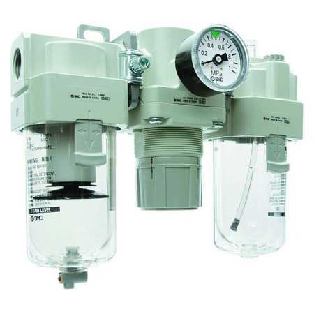 SMC AC40-N02DG-Z-A FILTER/REGULATOR LUBRICATOR 1/4