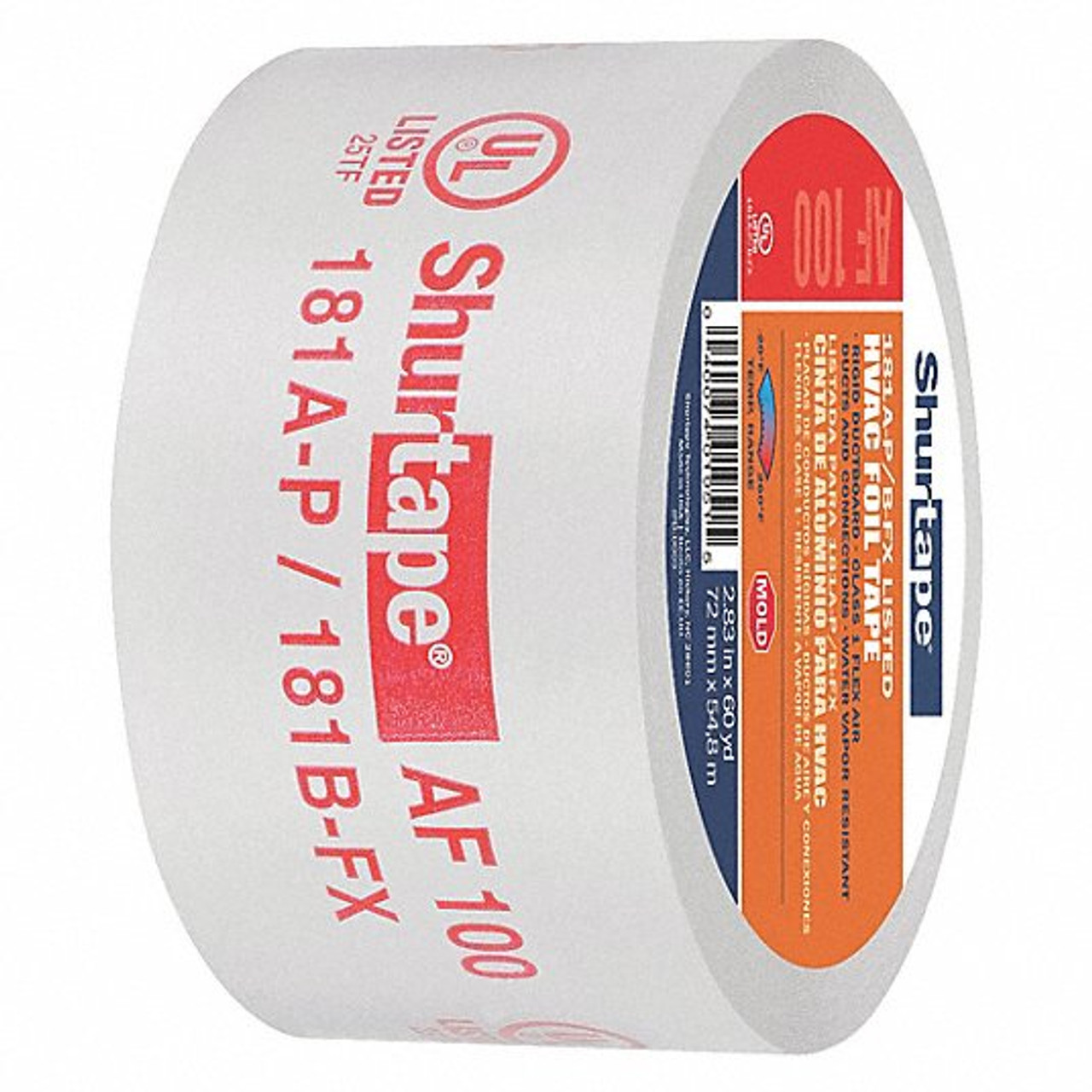 SHURTECH BRANDS AF 100-49JR24 DUCT TAPE 55M L 4.2 MIL SILVER