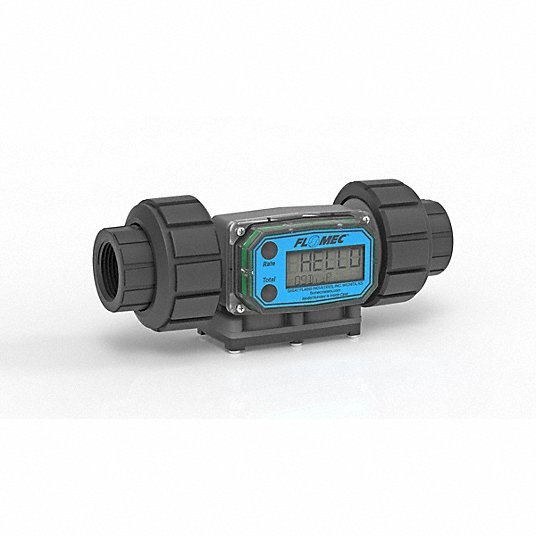 FLOMEC G2P10NQ9GMA ELECTRONIC FLOWMETER 1 FNPT 7.3 L
