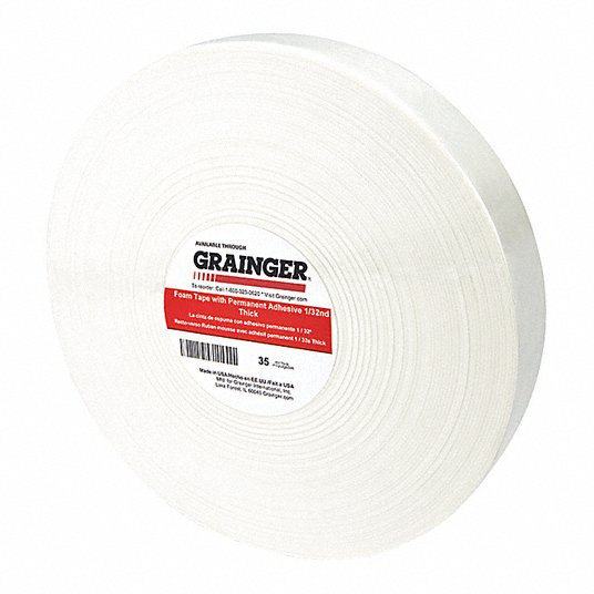 GRAINGER GLOBAL SOURCING TC242-49Z397 FOAM TAPE 1/32 1/2 W 1500 FT L PK16
