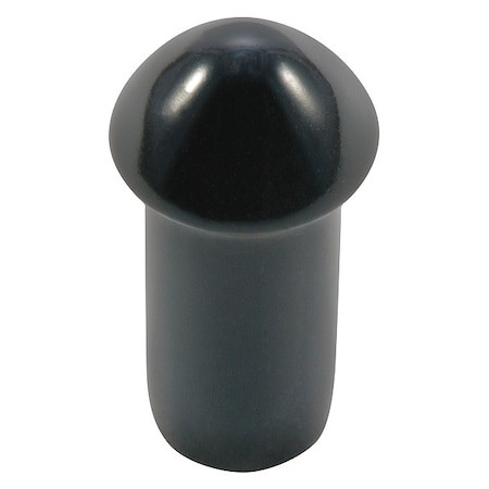 CAPLUGS VCF-125-8 99190255 VINYL CAP WITH FLANGE,PK1000