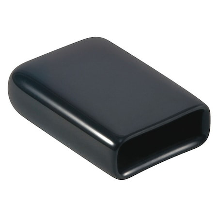 CAPLUGS VRF-250X500-16 99190530 VINYL RECT CAP - FLAT END,PK600