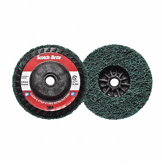3M XC-RD-498Y40 QUICK CHANGE DISC NON-WOVEN SHANK GRN