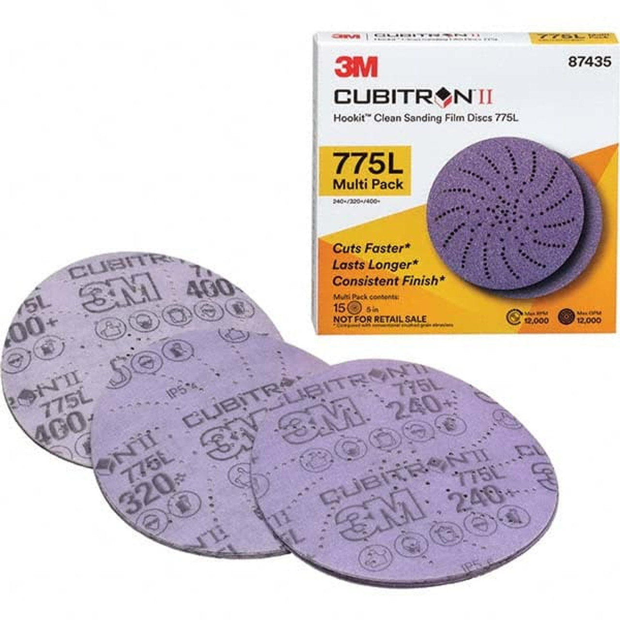 3M 7100145376 DISC, CUBITRON? II HOOKIT?, 775L, 5 INCH