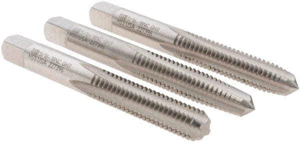 UNION BUTTERFIELD 1011035 5/16-18 UNC, 4 FLUTE, BOTTOMING, PLUG & 