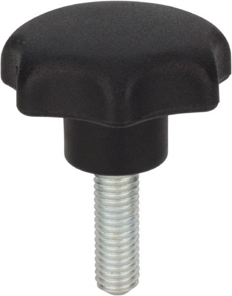 MORTON MACHINE WORKS 2463AF046 2.48" HEAD DIAM, 7 POINT SCALLOPED KNOB