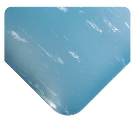 WEARWELL 494.78X4X60BL TILE TOP MAT,BLUE,ULTRASOFT,4FT X 60FT