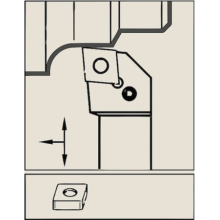 WIDIA GTD 581105 GROOVING/PARTING INSERT,,CARBIDE