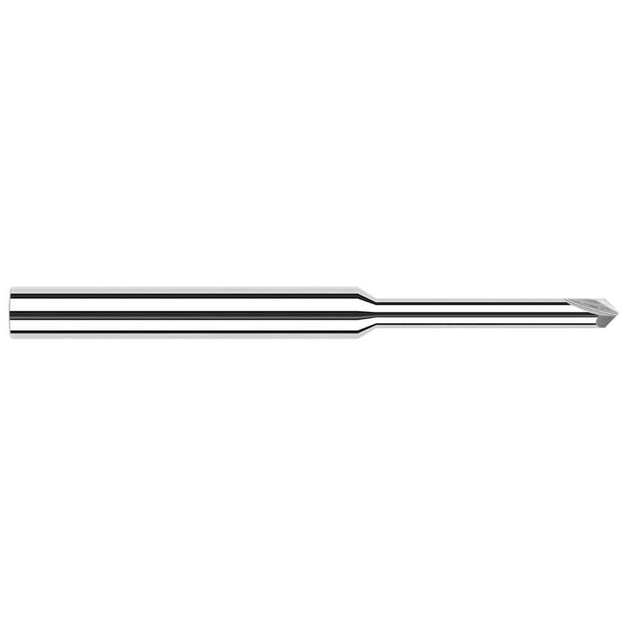 HARVEY TOOL 948545 0.02" DIAM, 90&DEG;/90&DEG; 2-FLUTE SING