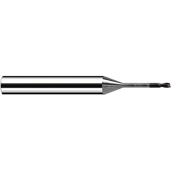 FRAISA B6036018 0.2MM DIAM 2 FLUTE SOLID CARBIDE 0.05MM 