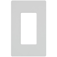 LUTRON ELECTRONICS CW-1-WH WALL PLATE 1G SCRLESS JUMB WHT