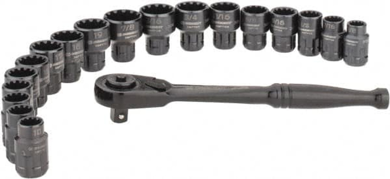 CRESCENT CX6PT25 SOCKET SET 20PC 3/8DR SAE/MET CRESCENT CX6PT25 SOCKET SET 20PC 3/8DR SAE/MET