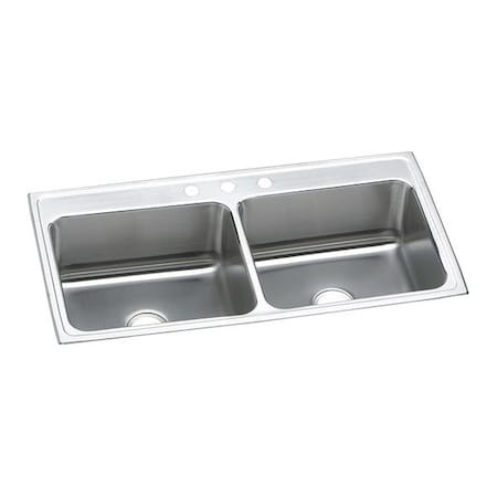 ELKAY DLR4322121 ELKAY LUSTERTONE CLASSIC STAINLESS STEEL