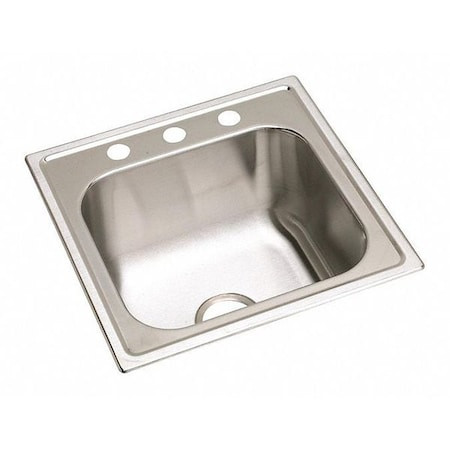ELKAY DPC1202010OS4 DAYTON STAINLESS STEEL 20" X 20" X 10-1/