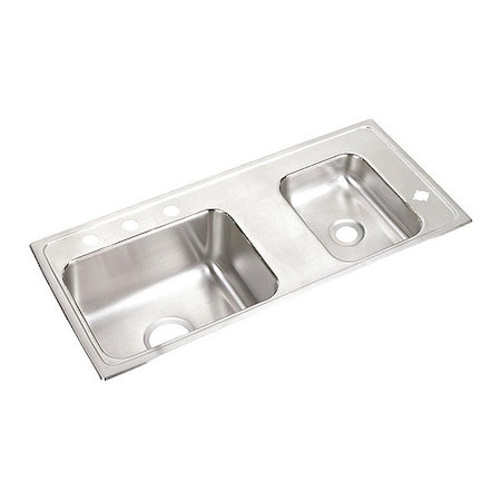 ELKAY DRKAD371745R4 ELKAY LUSTERTONE CLASSIC STAINLESS STEEL