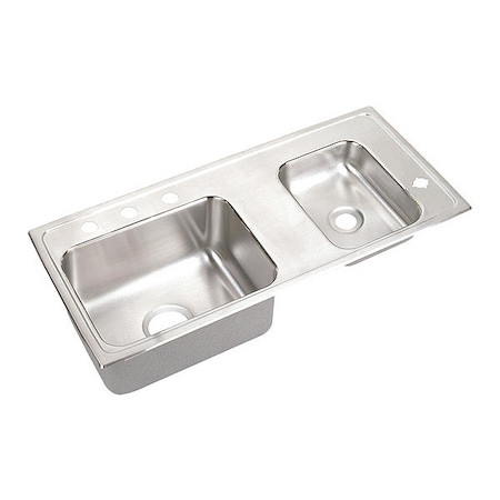 ELKAY DRKADQ371740R0 SINK,SS,37.25X17X4",TOP