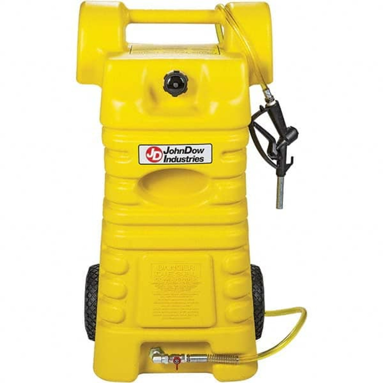 JOHNDOW INDUSTRIES FC-25PFC-D FUEL CADDY,25 GAL,DIESEL,YELLOW,HDPE