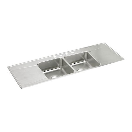 ELKAY ILR6622DD2 ELKAY LUSTERTONE CLASSIC STAINLESS STEEL