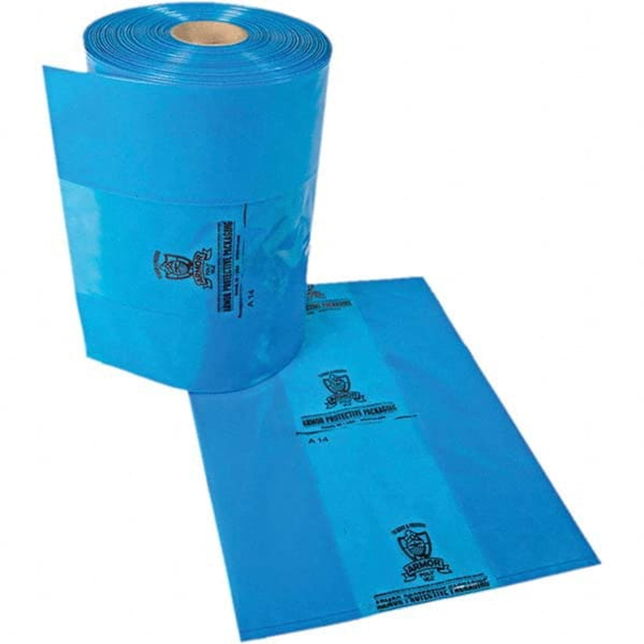 ARMOR PROTECTIVE PACKAGING PVCIBAG2MB14101 10" WIDE 2 MIL VCI GUSSETED POLY BAG