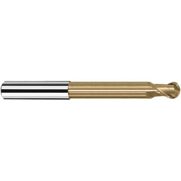 FRAISA V7474100 1MM DIAM, 1.5MM LOC, 2 FLUTE SOLID CARBI