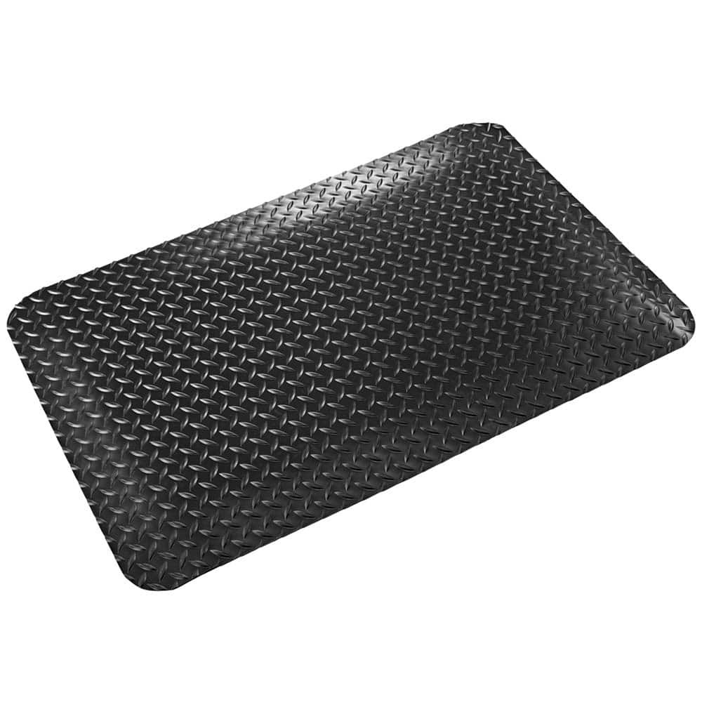 CROWN MATS WDR1248BK-75 ANTIFATIGUE MAT ROLL,4FT.X75FT.,BLACK