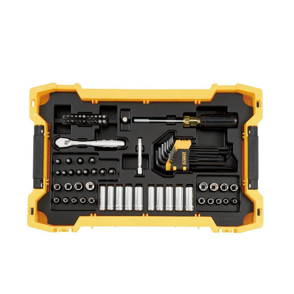 DEWALT TOOLS DWMT45402 1/4 & 3/8DR 131PC MTS + TS TRAYS & LID