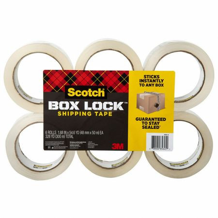 SCOTCH 3950-6 SCOTCH(R) SHIPPING PACKAGING TAPE,PK6