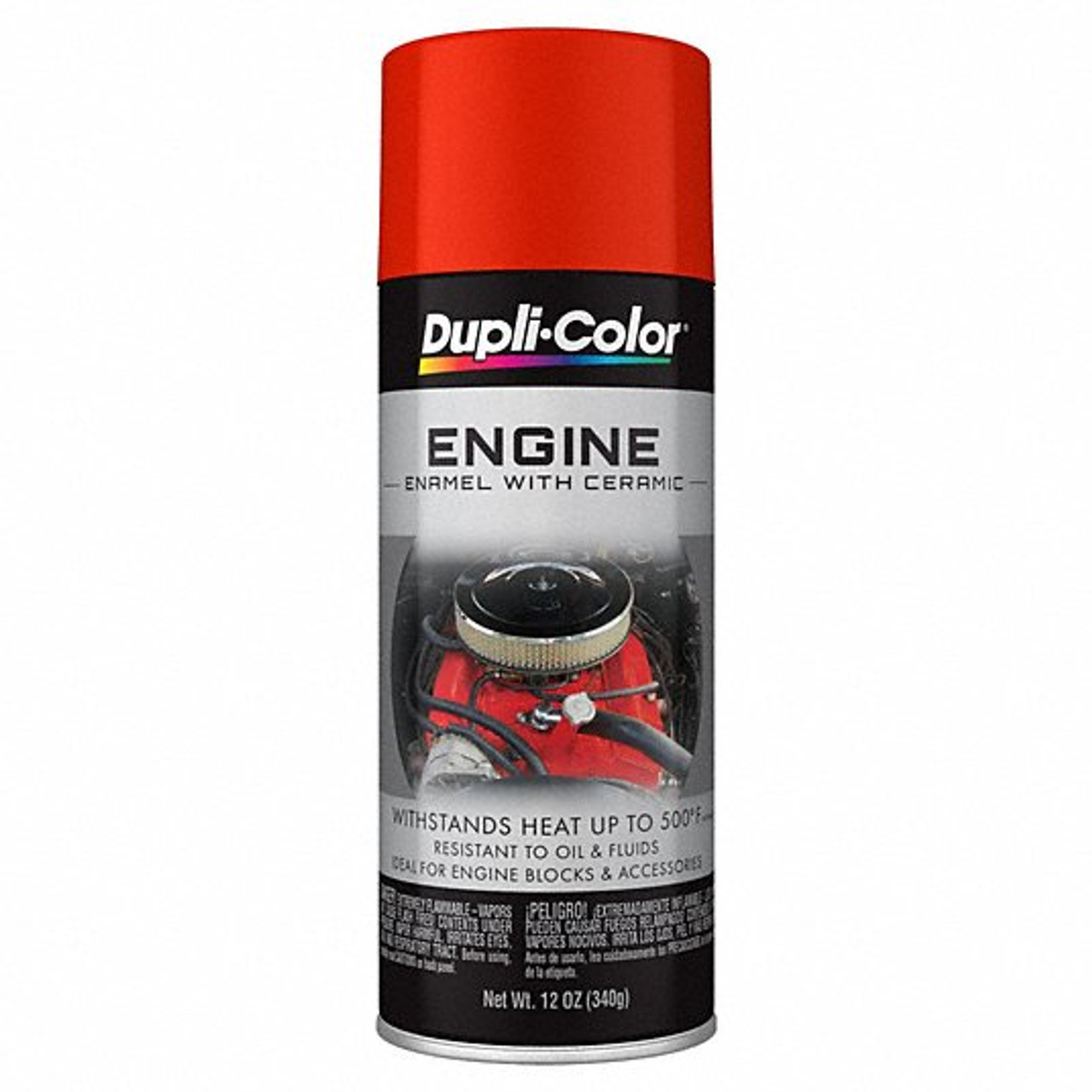 DUPLI-COLOR EDE160707 ENGINE PAINT WITH CERAMIC,ORANGE,12 OZ