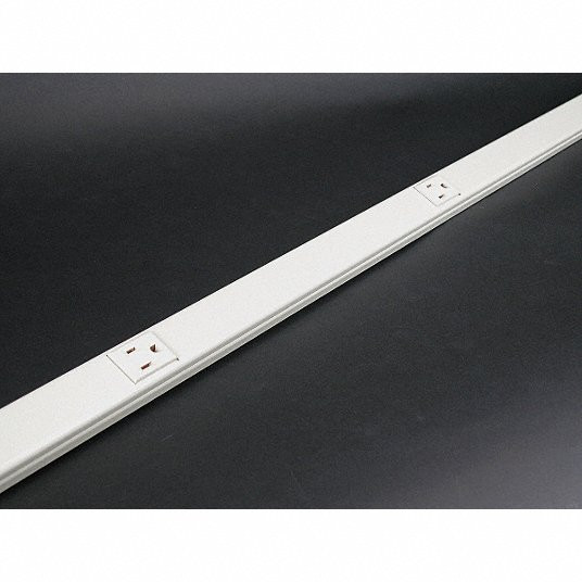 LEGRAND WH20GB612 PREWIRED RACEWAY 15A 6 OUTLET WHITE
