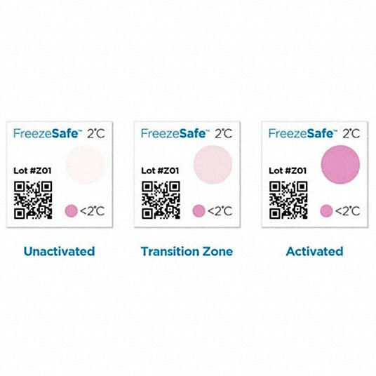 FREEZESAFE E01FRE002C02P1 FREEZE INDICATOR LABEL PK100