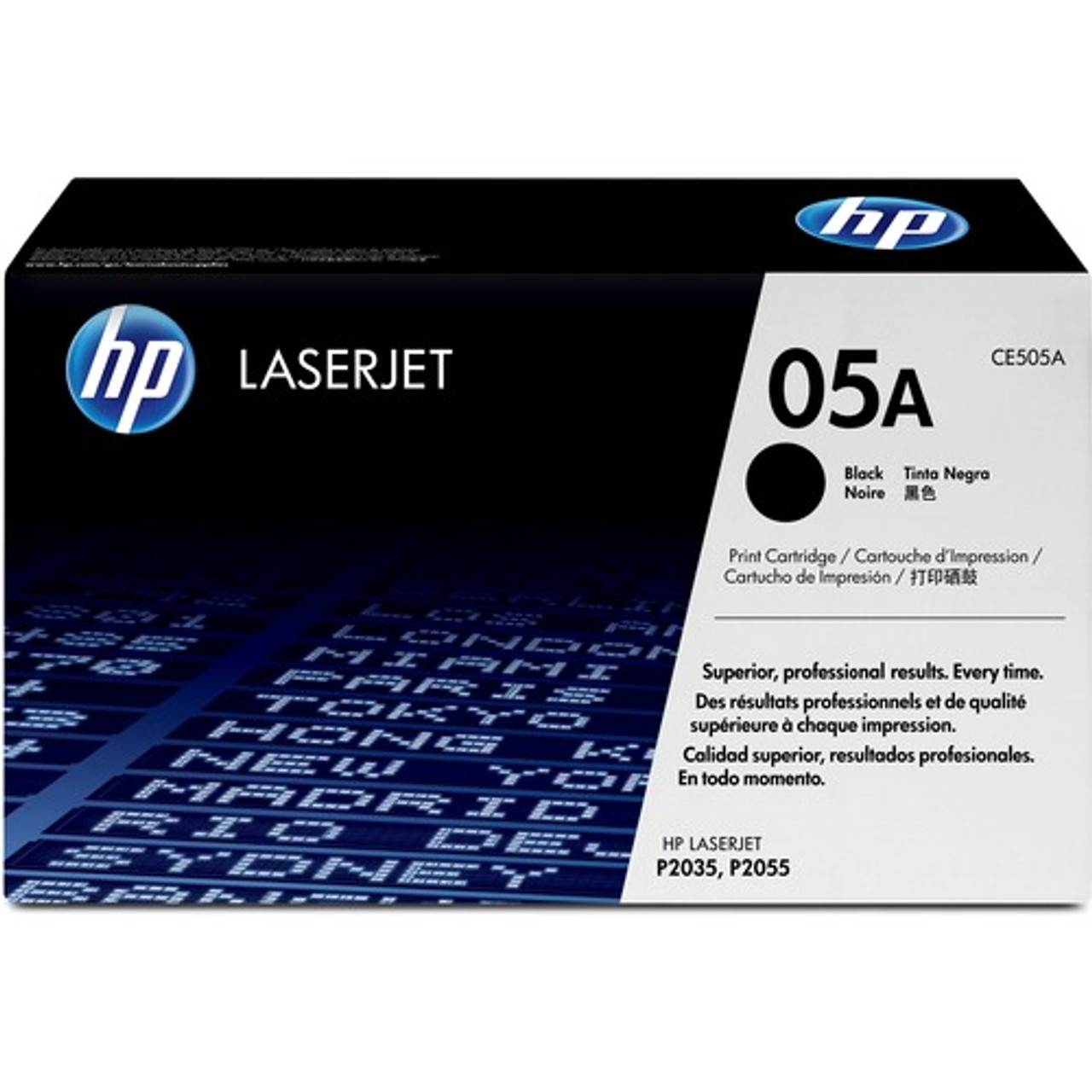 HEWLETT PACKARD CE505A BLACK TONER,HP 05A LJP2035