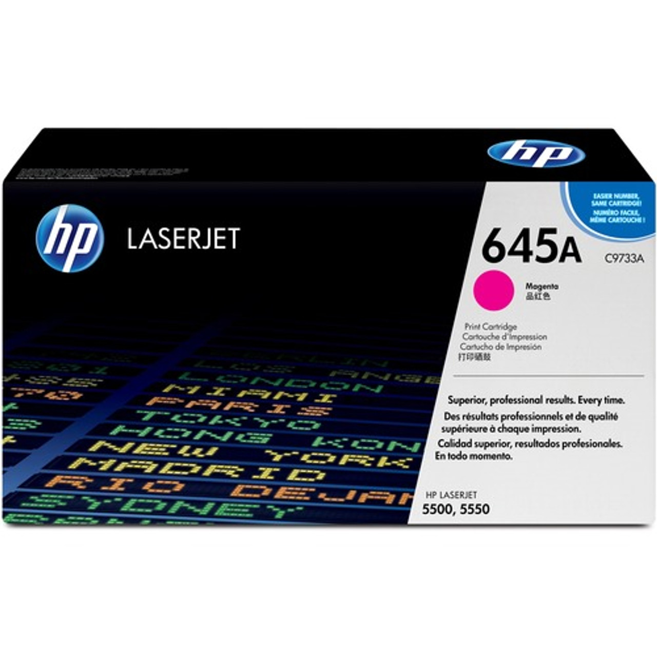 HEWLETT PACKARD C9733A MAGENTA TONER,HP 645A LJ5500/5550